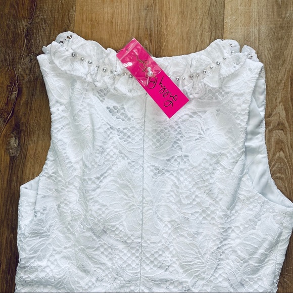 Lilly Pulitzer Kiera Shift Dress w Pearls NWT SZ 2 - Picture 9 of 10